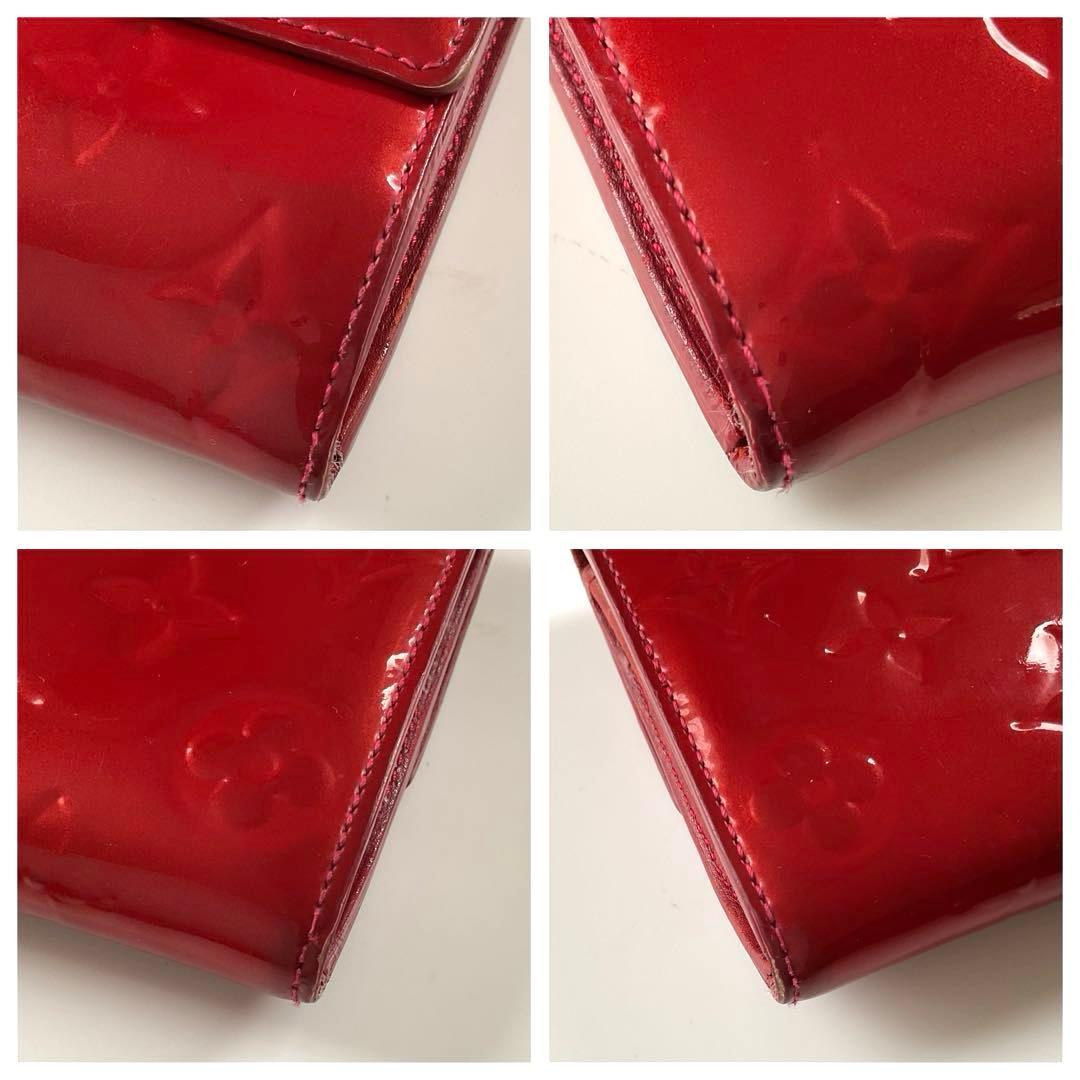 【希少カラー】ルイヴィトン ヴェルニ ポルトフォイユ・サラ ポムダムール