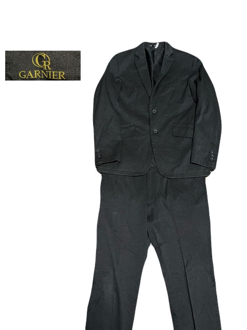★GARNIER★スーツ★セットアップ★総柄★ジャケット★スラックス★M★