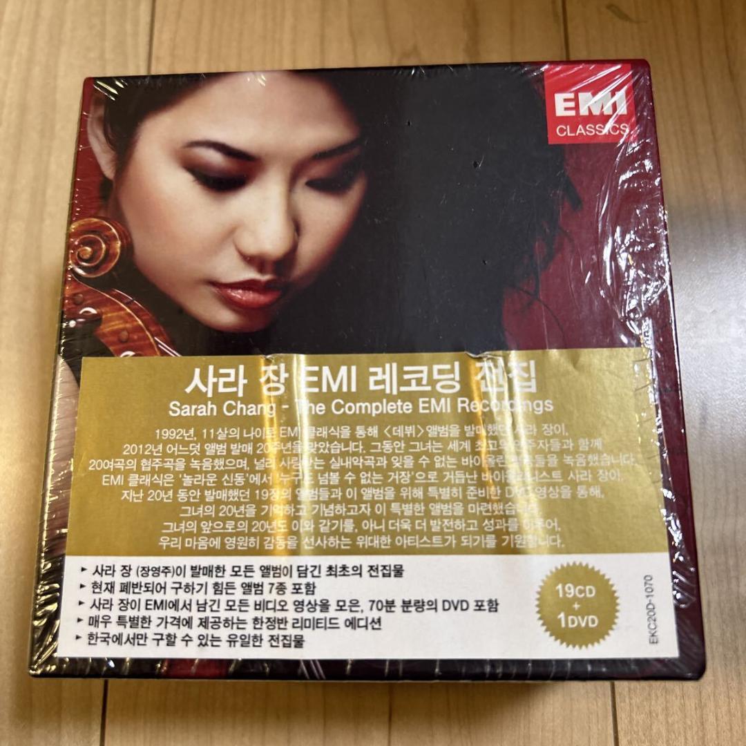 【盤面良好・韓国限定BOX・19CD+DVD】サラ・チャン【EMI録音全集】