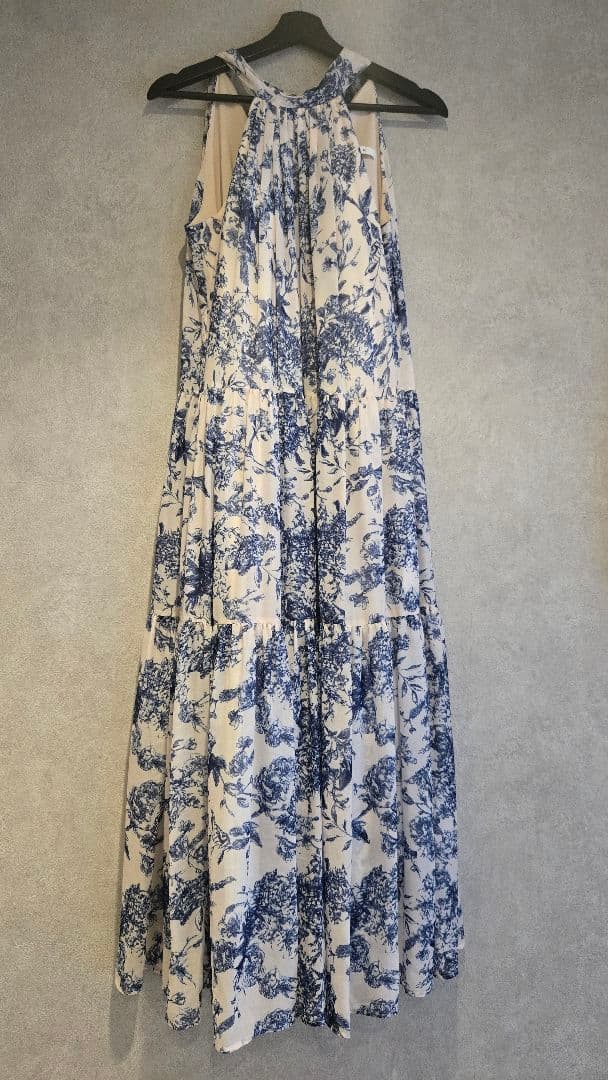 エステラケー　Positano Belted long Dress NVY