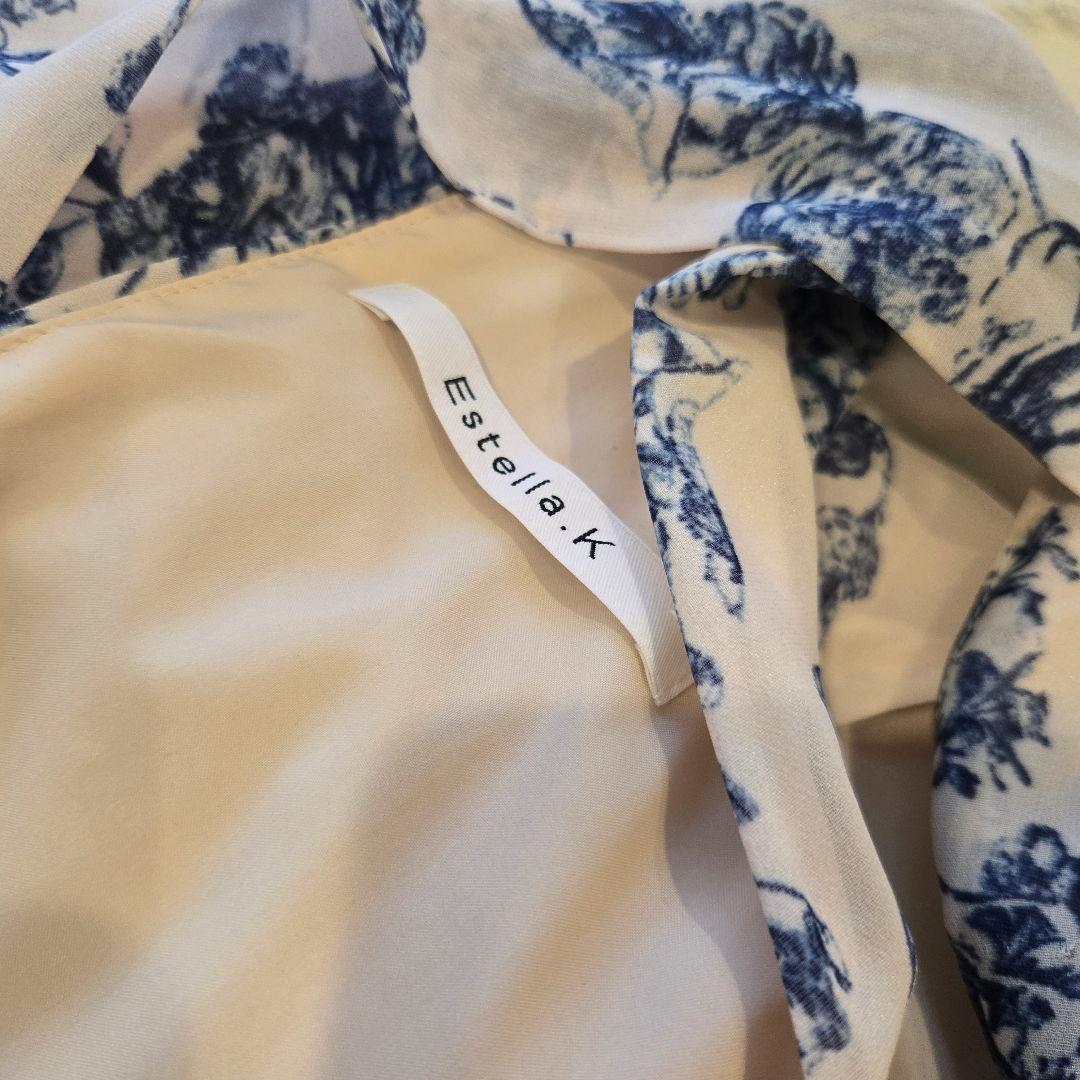 エステラケー　Positano Belted long Dress NVY