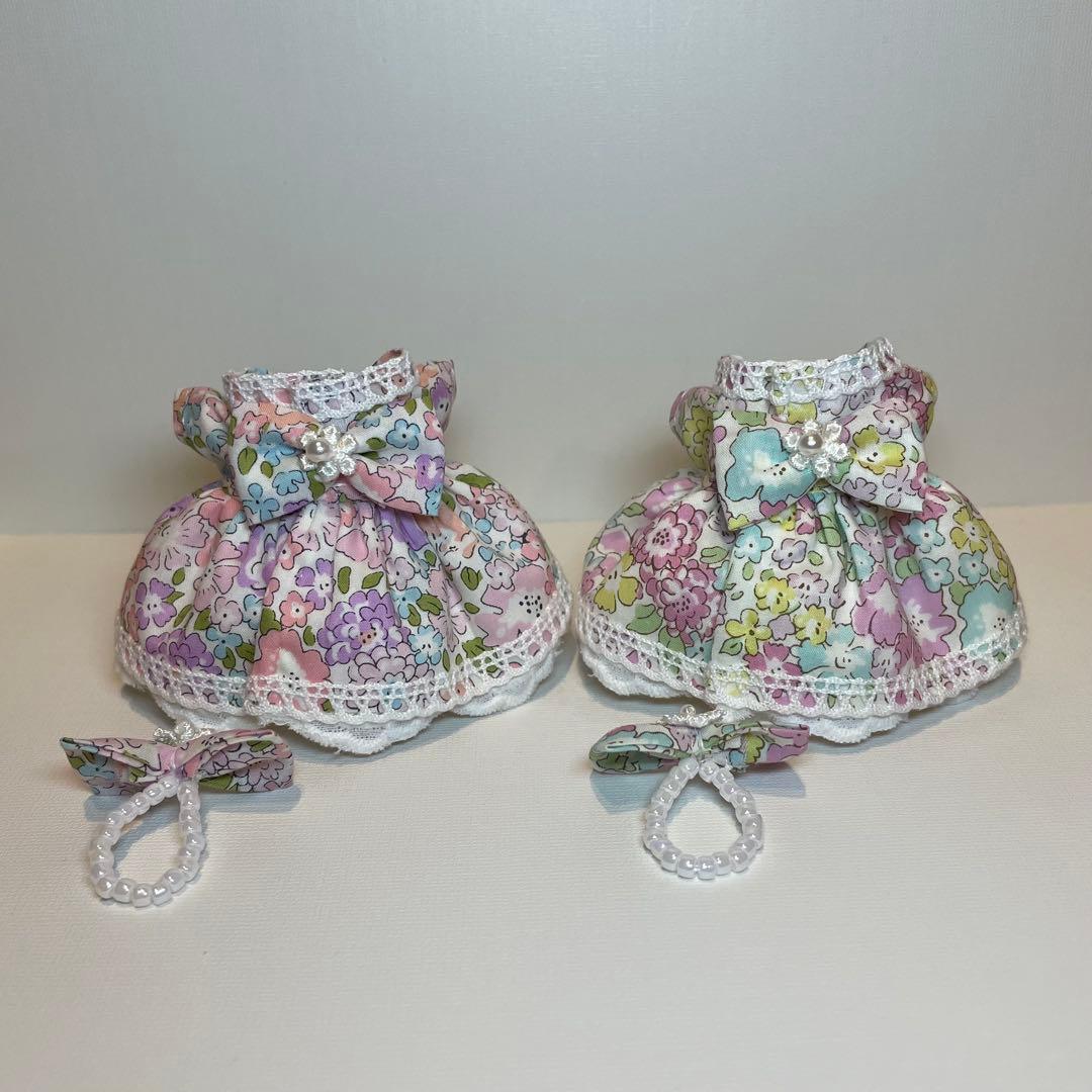 さらママ　ハンドメイド服　ミニチュアドールサイズドレス