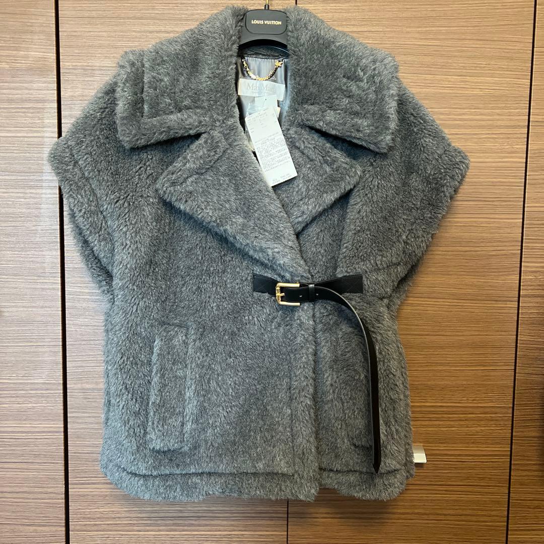 お値下げ中　maxmara テディベアケープnew abavo smサイズ