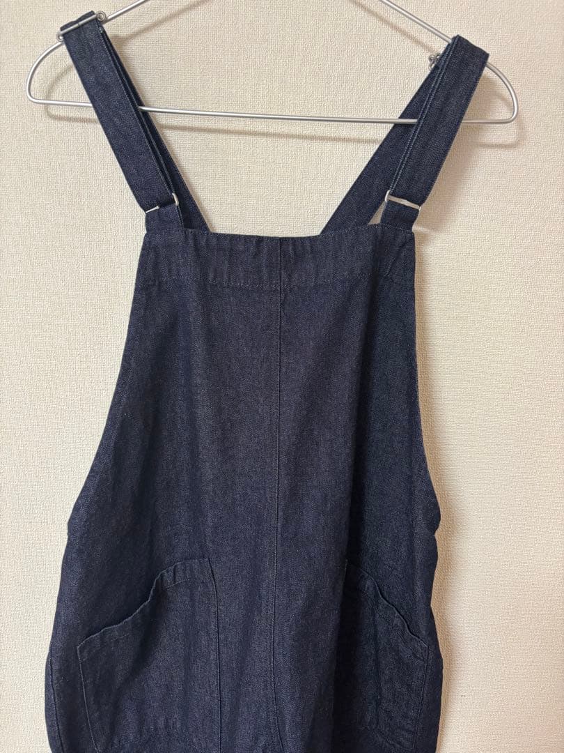 バッククロスサロペット／かぐれ（kagure） インディゴブルー