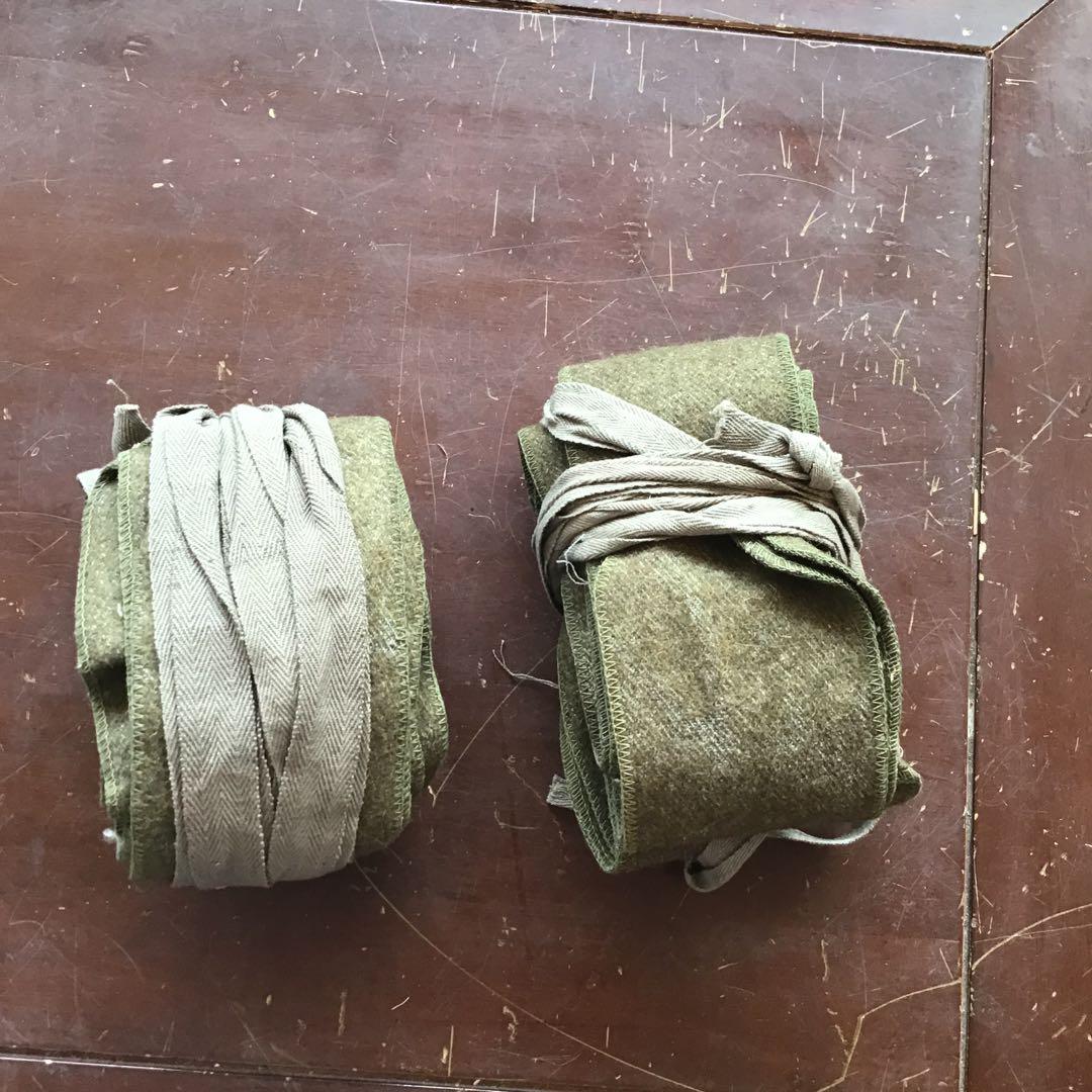 旧日本軍　海軍　ゲートル　脚絆　横須賀軍需部　当時物　実物　デットストック未使用