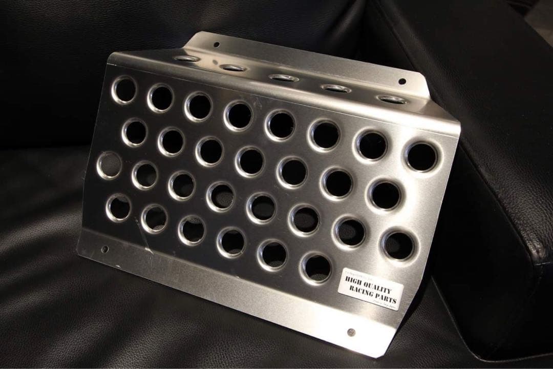 RX-7 FD3S用 カーショップグロウ オリジナル助手席アルミフットプレート