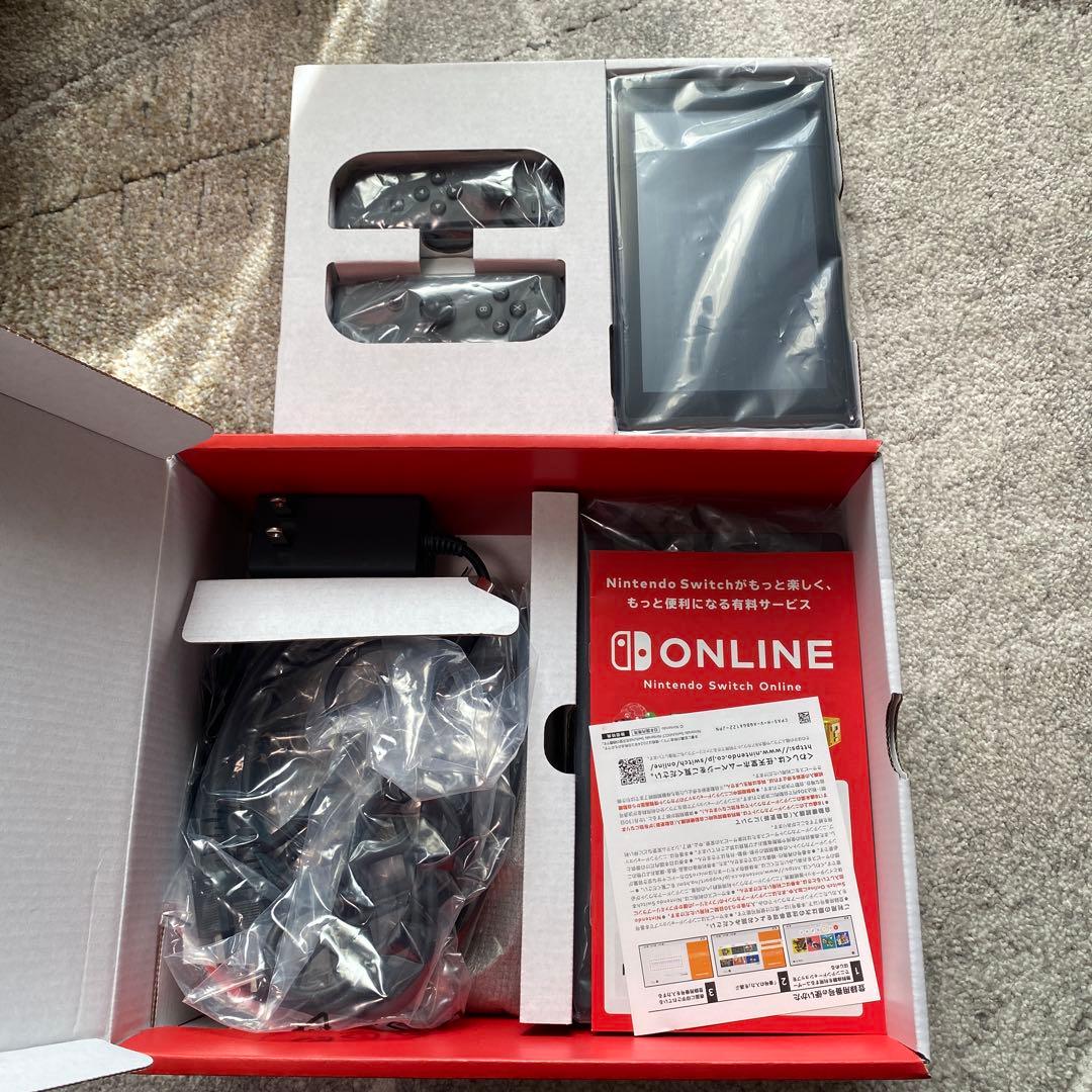 【美品】Nintendo Switch 本体 グレー Joy-Con付き