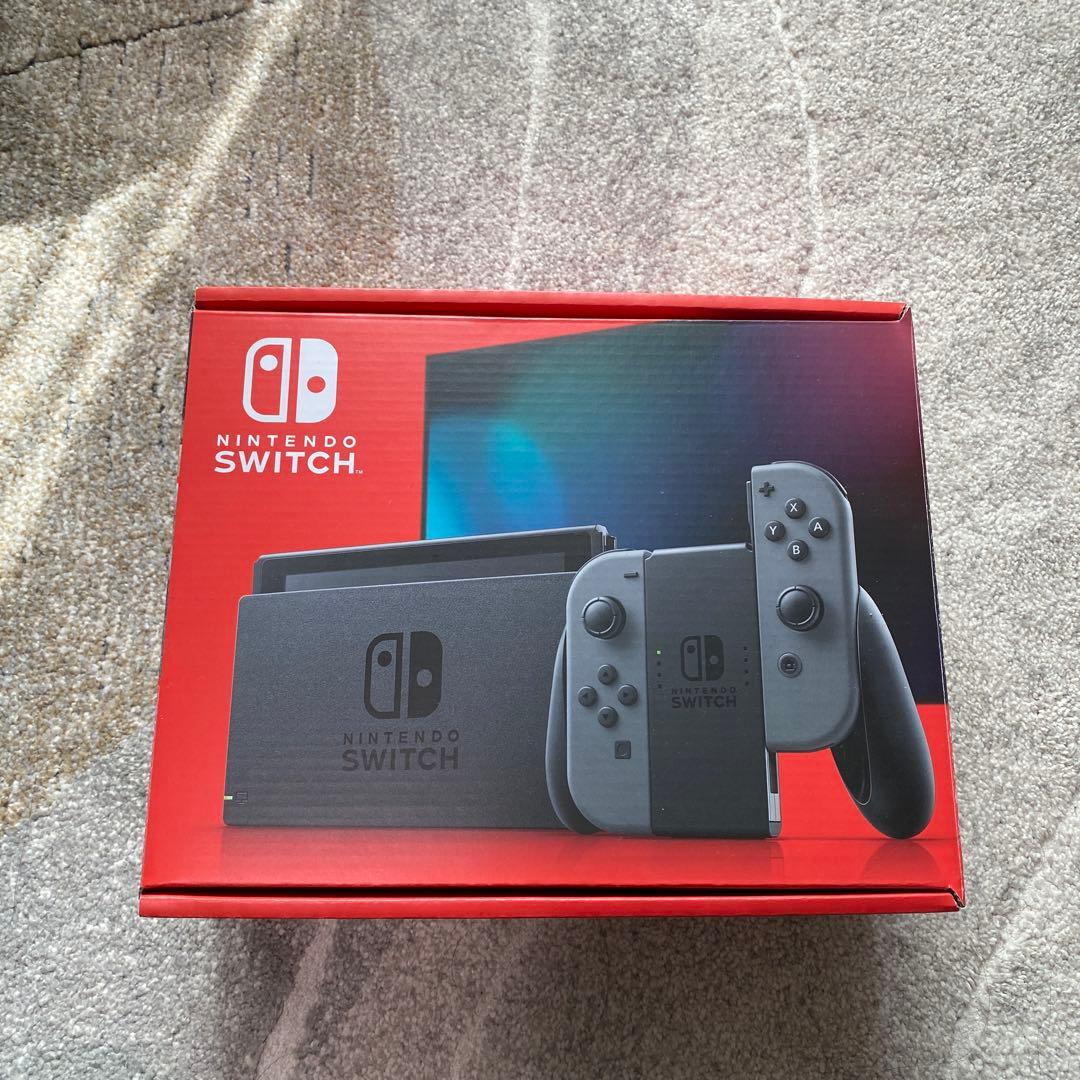 【美品】Nintendo Switch 本体 グレー Joy-Con付き