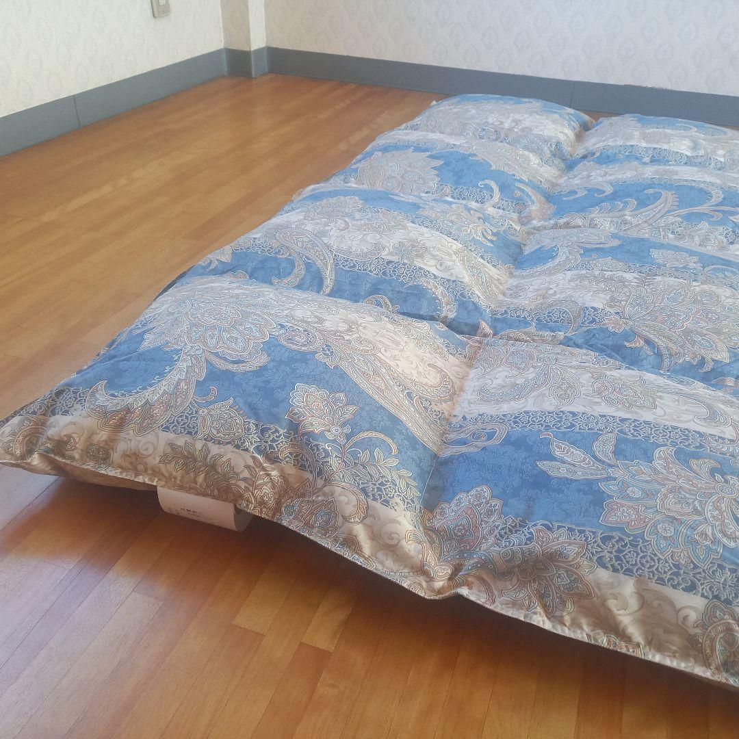 羽毛布団 増量 SDGS リフレッシュ羽毛 高密度生地 清潔 安心 日本製B⑲