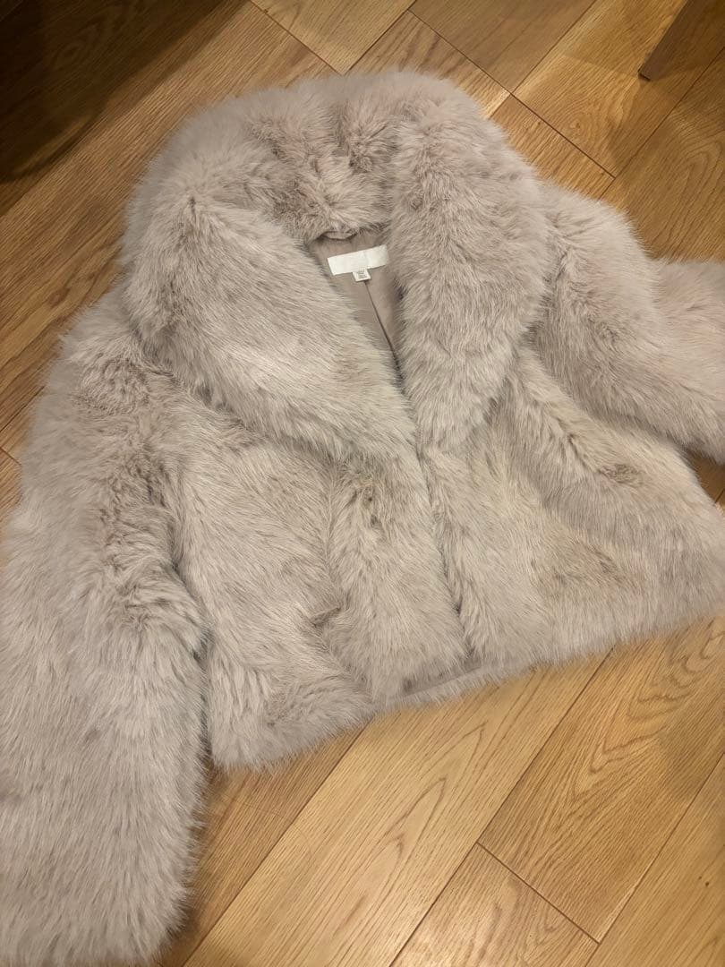 ZARA フェイクファー　ショート丈　コート　今季