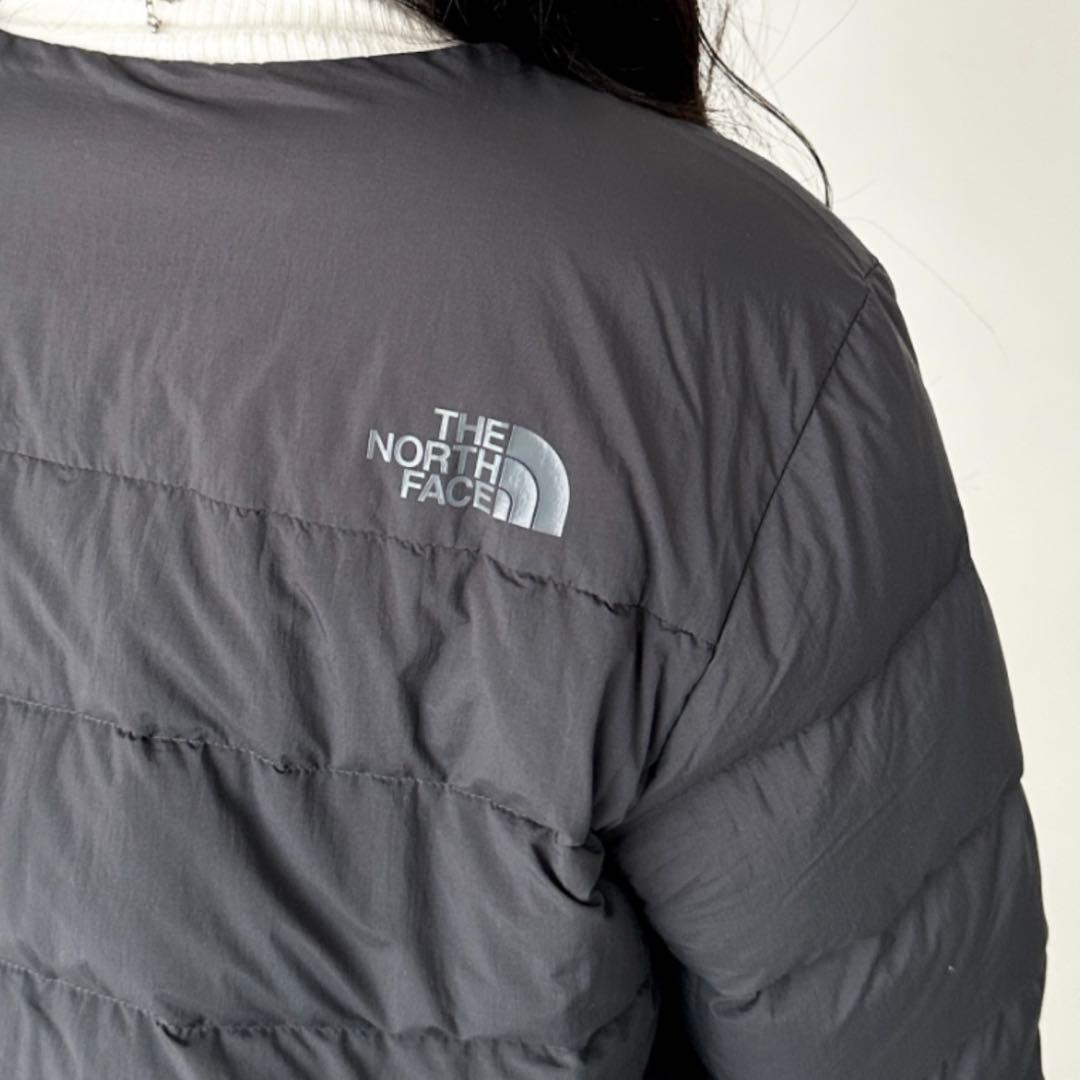 新品 THE NORTH FACE ノーカラー ブルゾン ダウンジャケット