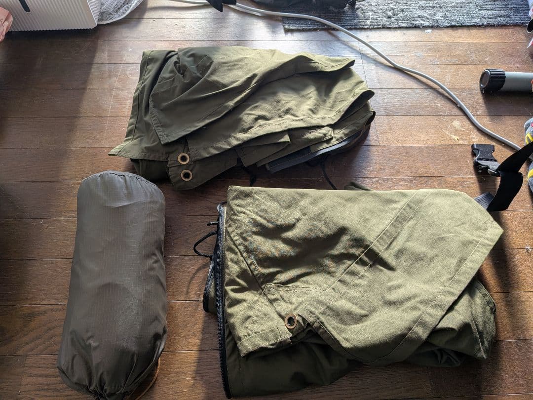 yajincraft 軍幕テント ポーランドテント風グリーン