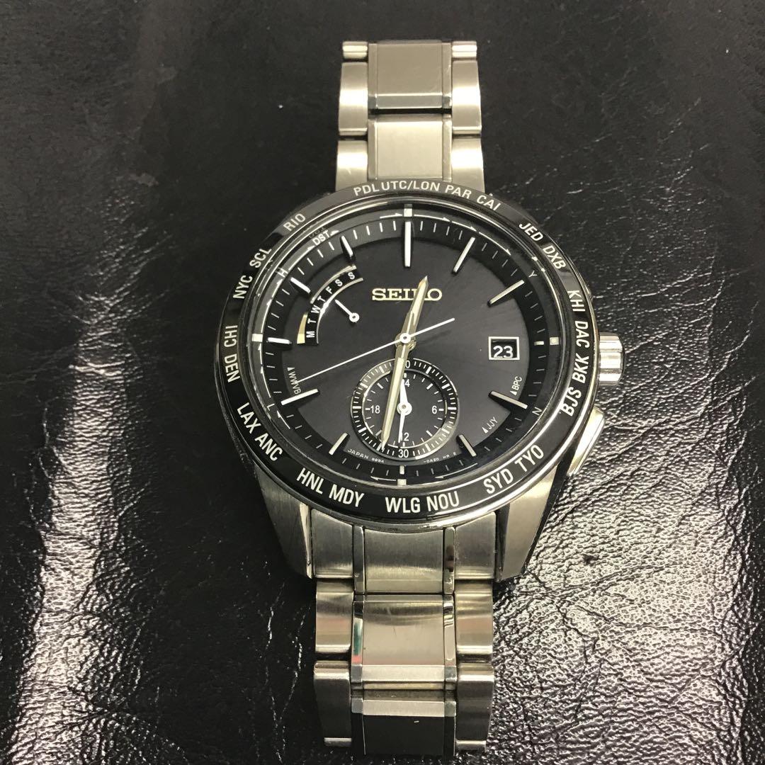 ❣️SEIKO セイコー❣️ブライツソーラー電波時計 ブラックSAGA167 日本製