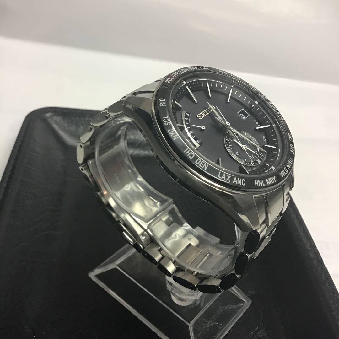 ❣️SEIKO セイコー❣️ブライツソーラー電波時計 ブラックSAGA167 日本製