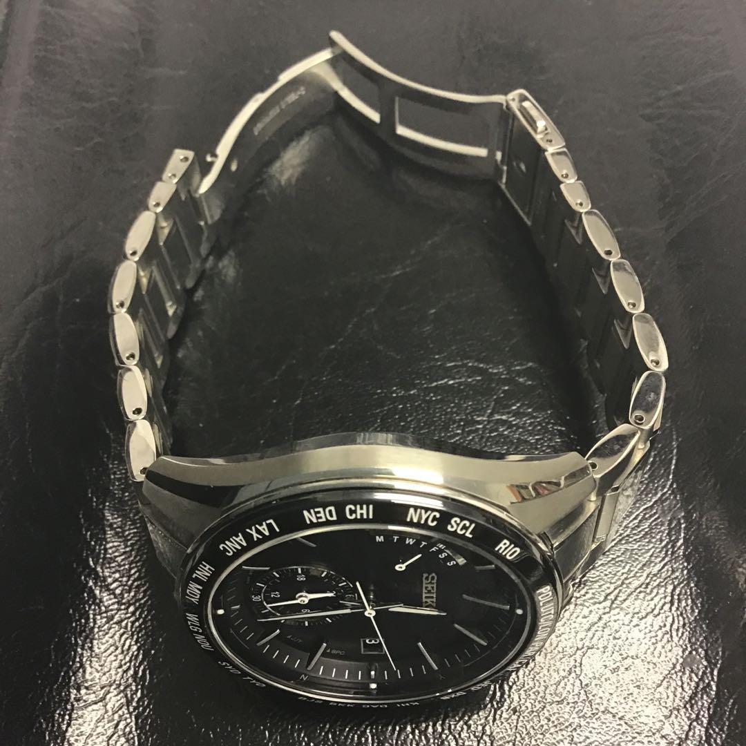 ❣️SEIKO セイコー❣️ブライツソーラー電波時計 ブラックSAGA167 日本製