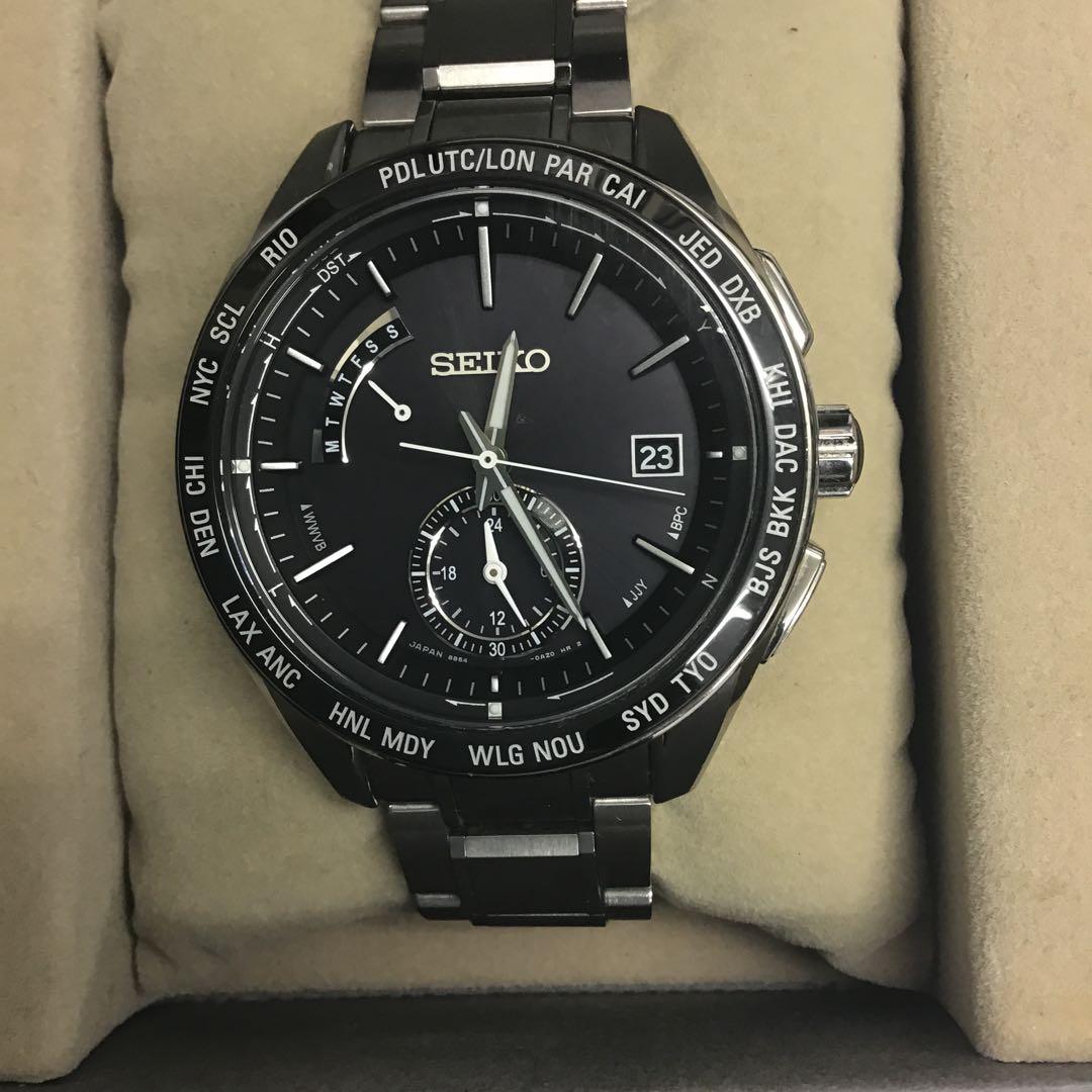 ❣️SEIKO セイコー❣️ブライツソーラー電波時計 ブラックSAGA167 日本製