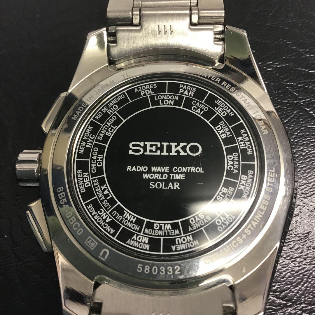 ❣️SEIKO セイコー❣️ブライツソーラー電波時計 ブラックSAGA167 日本製