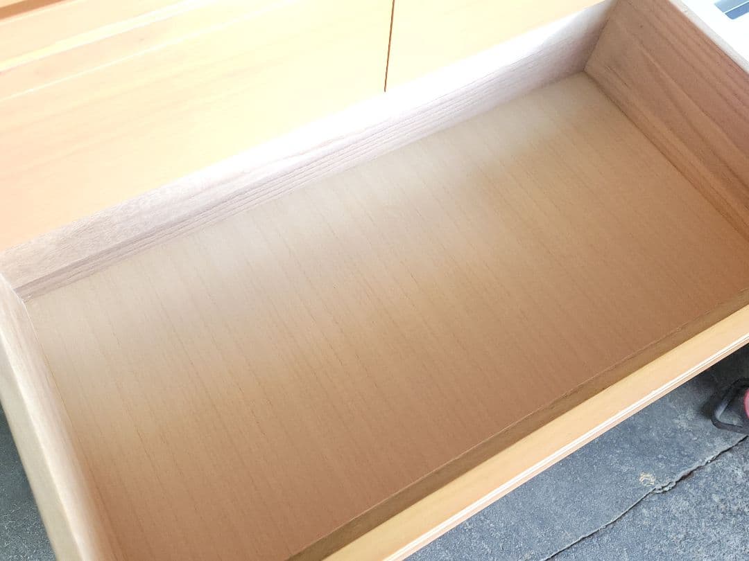 【天然木】協和木工 7段 チェスト 箪笥 天然木 ウレタン塗装 幅813mm