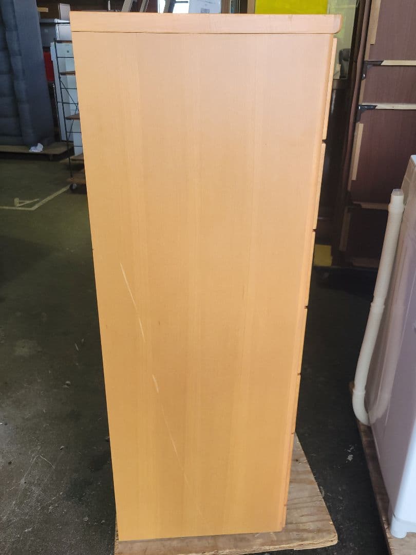 【天然木】協和木工 7段 チェスト 箪笥 天然木 ウレタン塗装 幅813mm