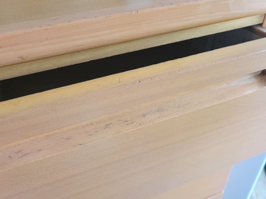 【天然木】協和木工 7段 チェスト 箪笥 天然木 ウレタン塗装 幅813mm