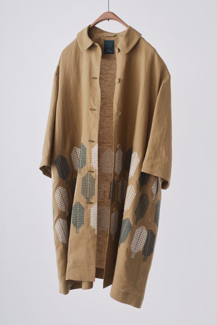 未使用品　ミナペルホネン 「forest candy」 コート 38