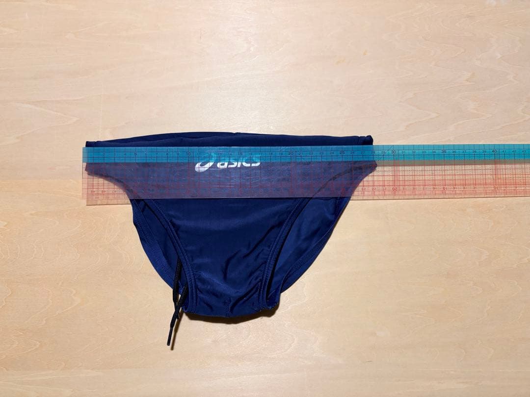 アシックスASICSハイドロＣＤ無地競泳水着AMA87T50ネイビーＭサイズ