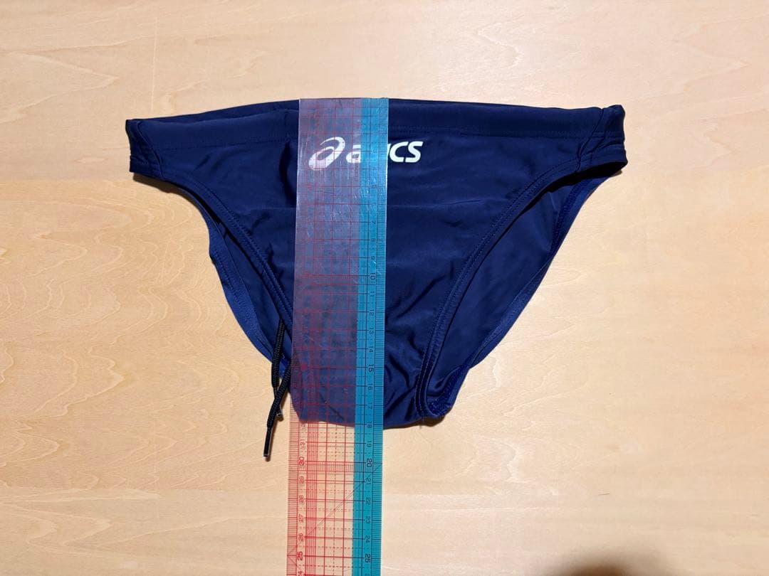 アシックスASICSハイドロＣＤ無地競泳水着AMA87T50ネイビーＭサイズ