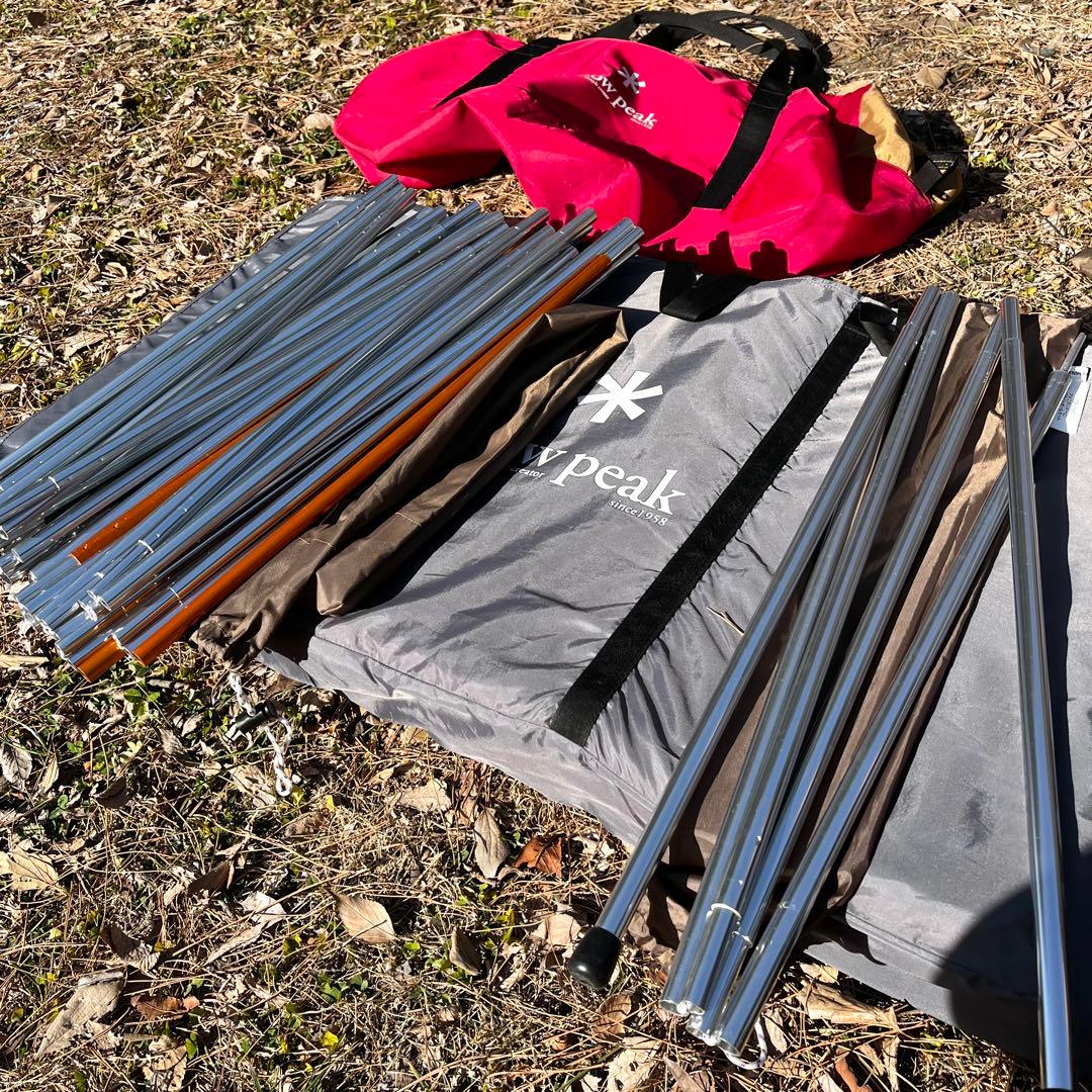 【美品】 peak スノーピーク アメニティドームM　フロアマット付