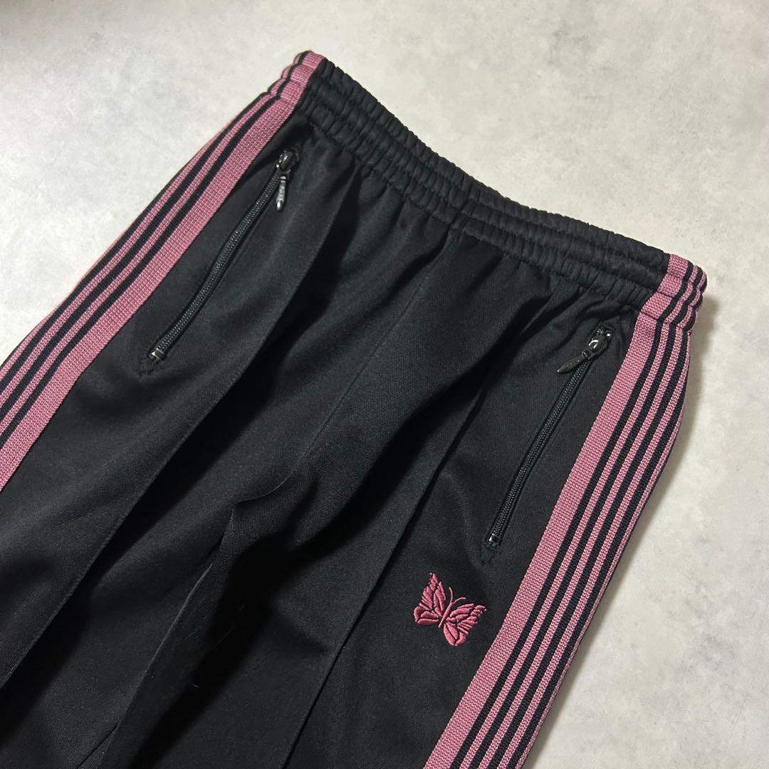 美品✨ニードルス トラックパンツ ジャージ ストレート 22AW 刺繍 黒