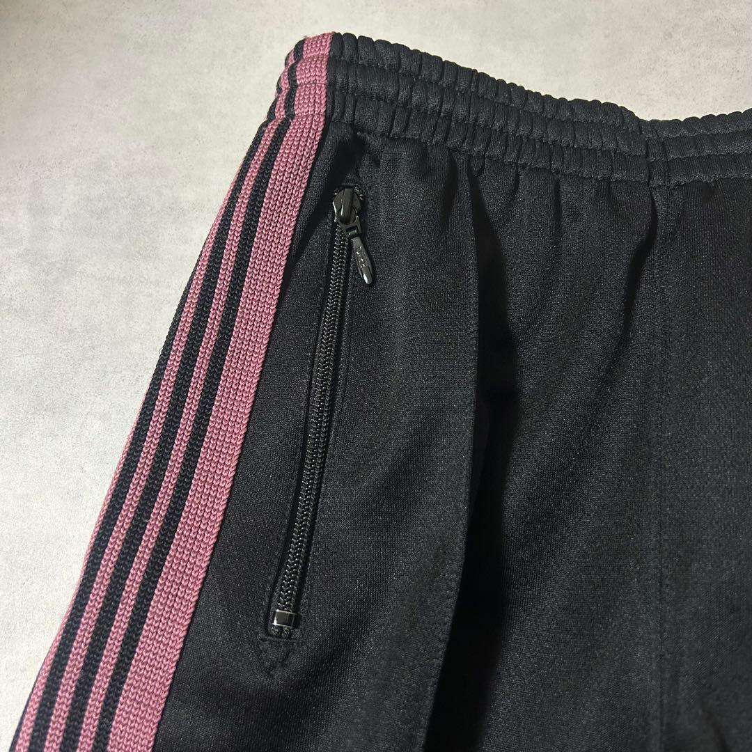 美品✨ニードルス トラックパンツ ジャージ ストレート 22AW 刺繍 黒