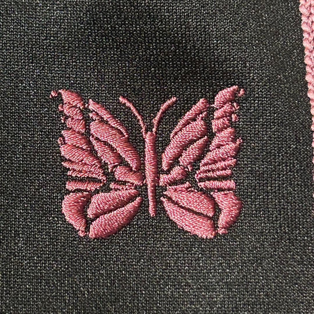 美品✨ニードルス トラックパンツ ジャージ ストレート 22AW 刺繍 黒