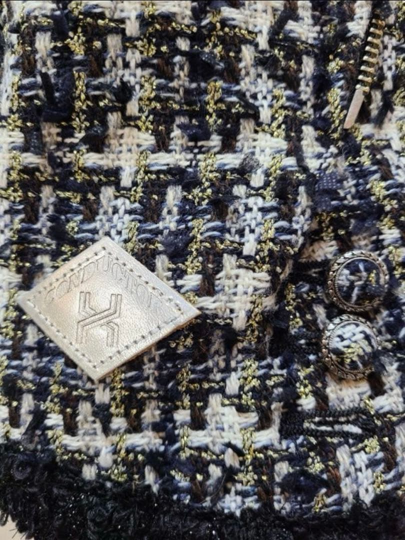 R*D様 【定価12万】MIXED TWEED NO COLLAR BONDAG