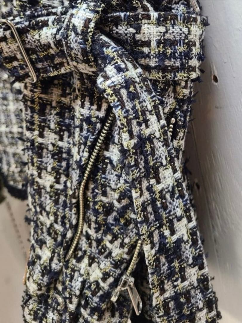 R*D様 【定価12万】MIXED TWEED NO COLLAR BONDAG