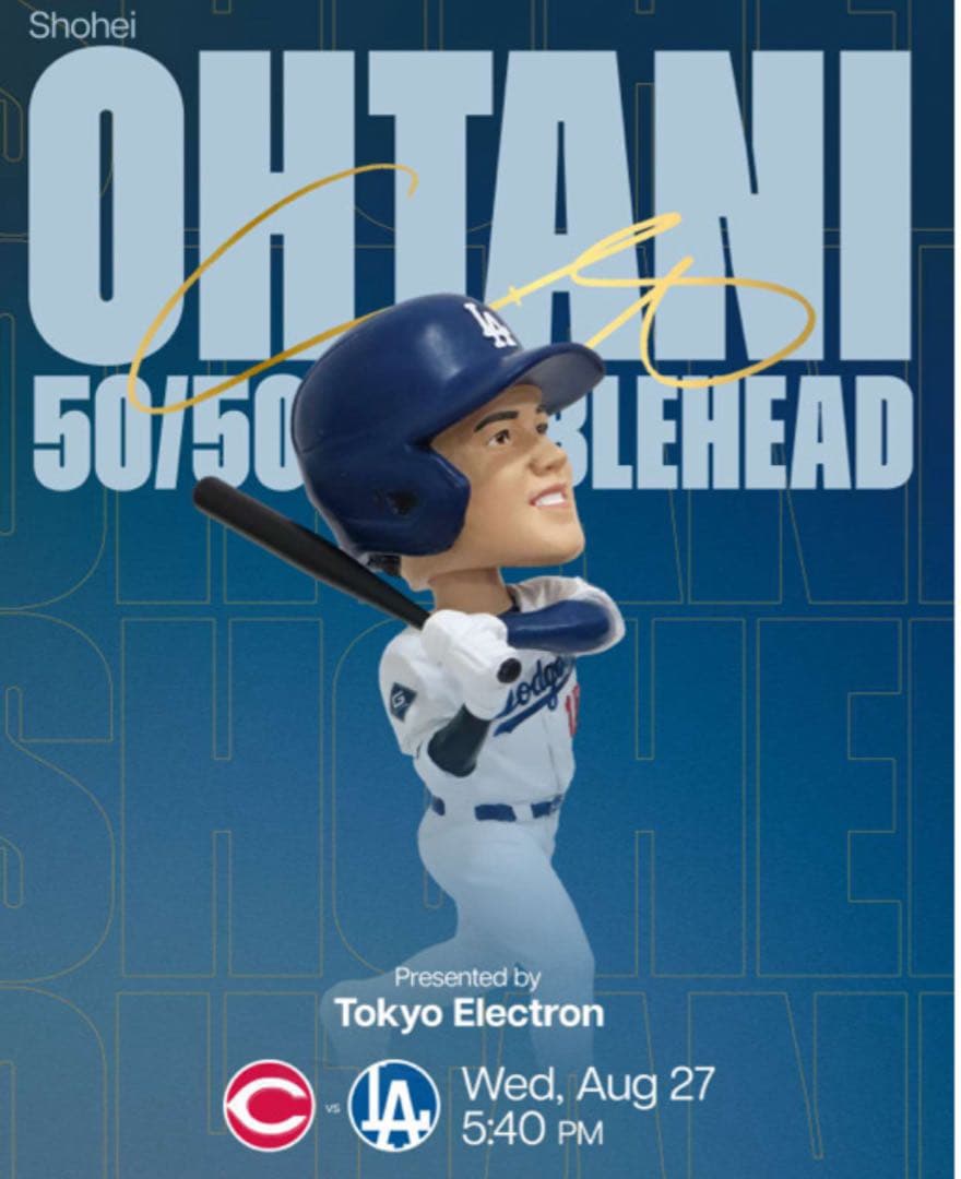 大谷翔平　ボブルヘッド　50/50 セット　来場者限定　冊子付き
