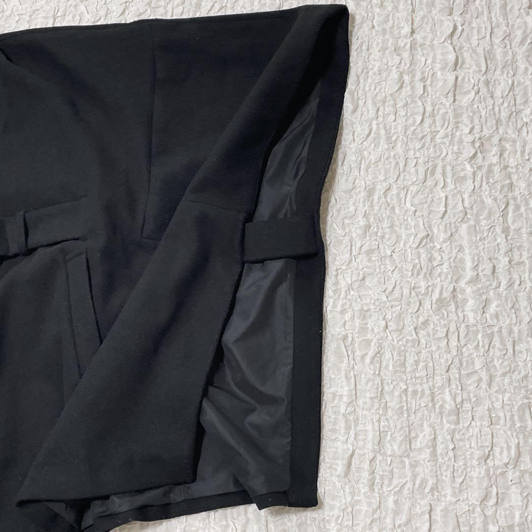 KINU フード付きポンチョコート ケープ スタンドカラー ベルト 羽織り