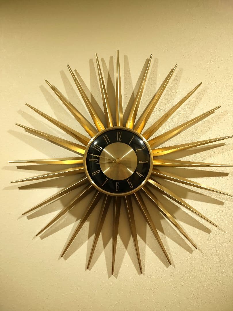 エミッツタイム サンバーストウォールクロック