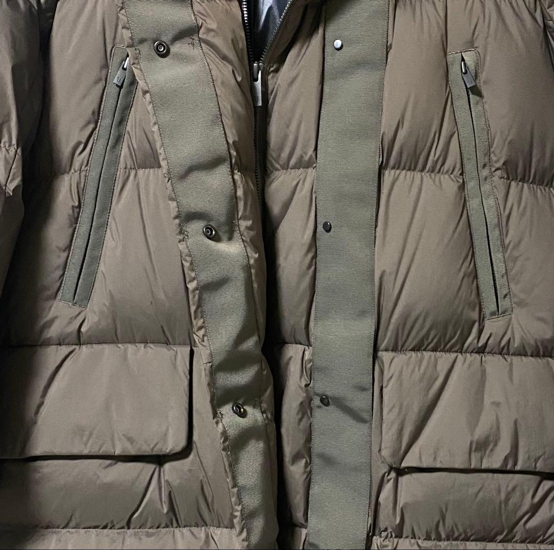 【極美品】UNIQLO +J ダウンコート フーデッド ロング ブラウン M