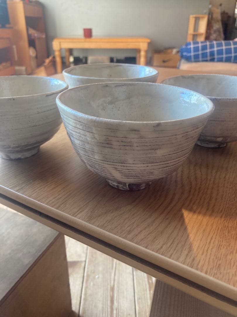 三島数茶碗　米山造　10客組