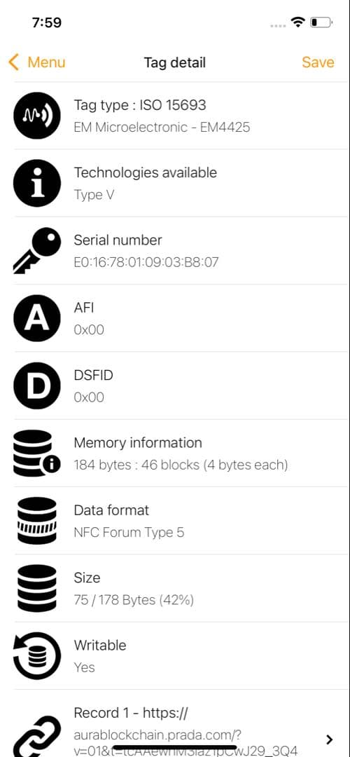 【美品】PRADA SAFFIANO LEATHER WALLET