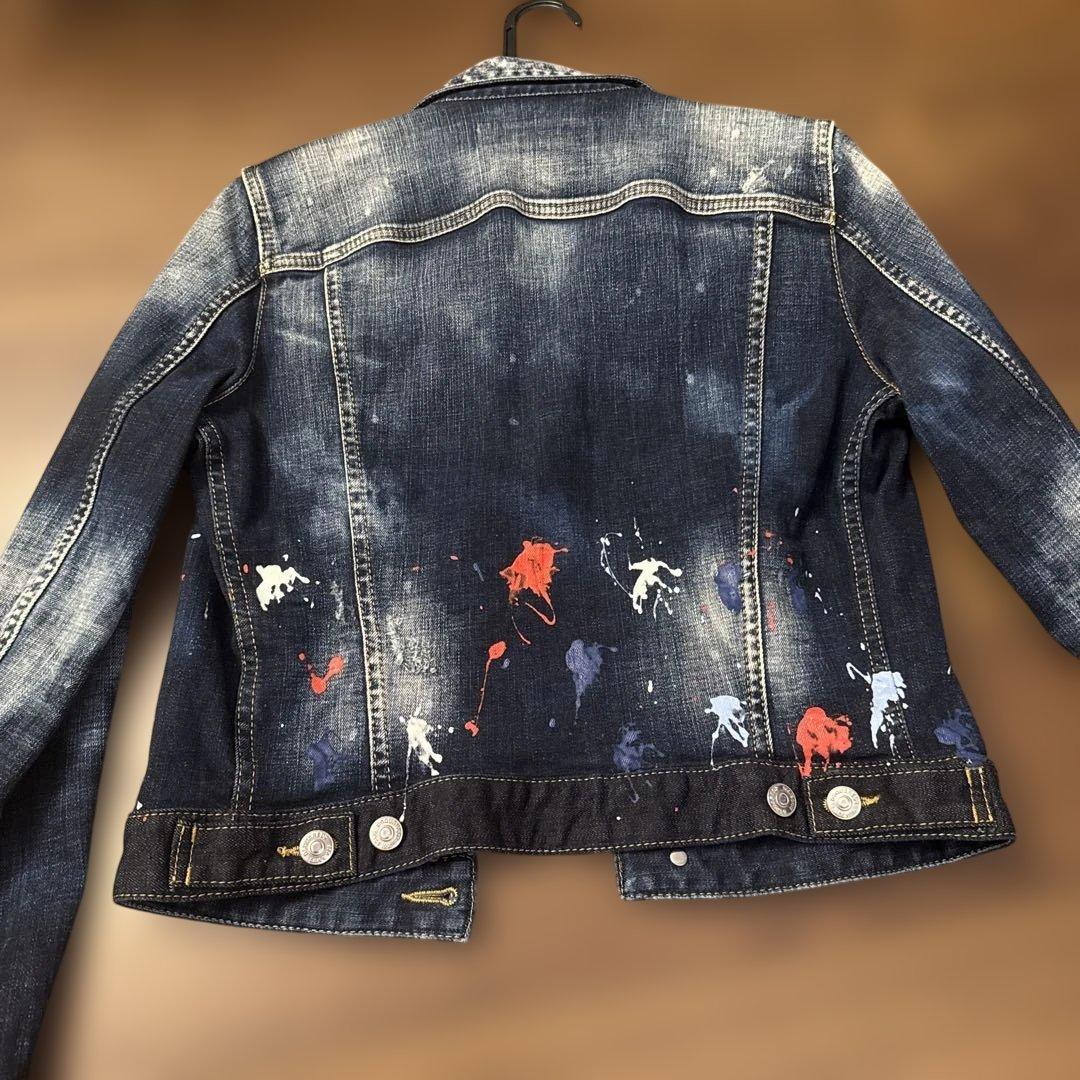 Dsquared2 ダークブルー デニムジャケット 34