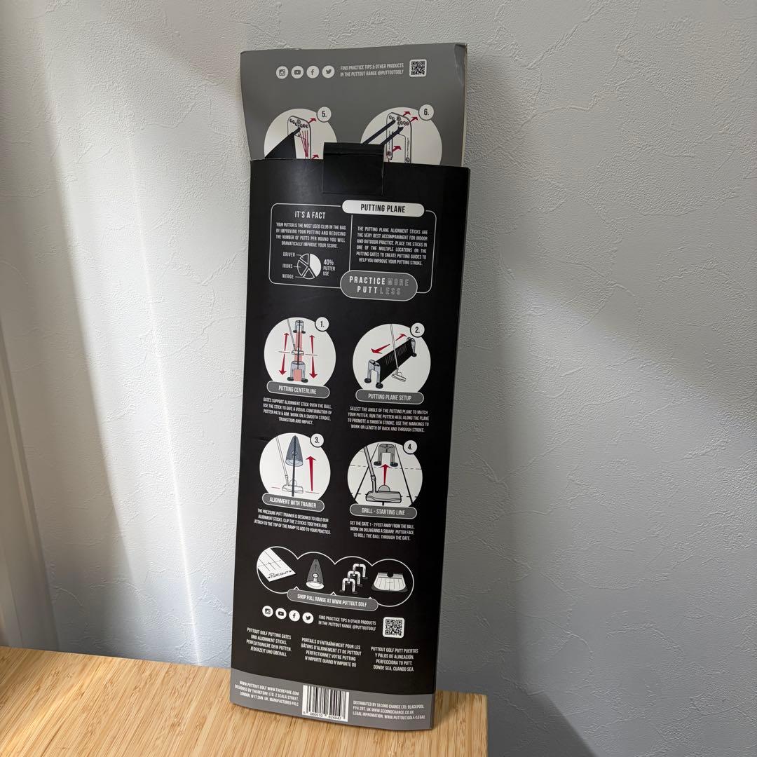 Puttout パッティングプレーン アライメントスティックセット
