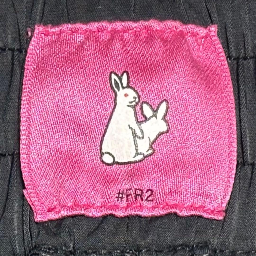 FR2 エフアールツー 梅 パンツ ブラック 刺繍