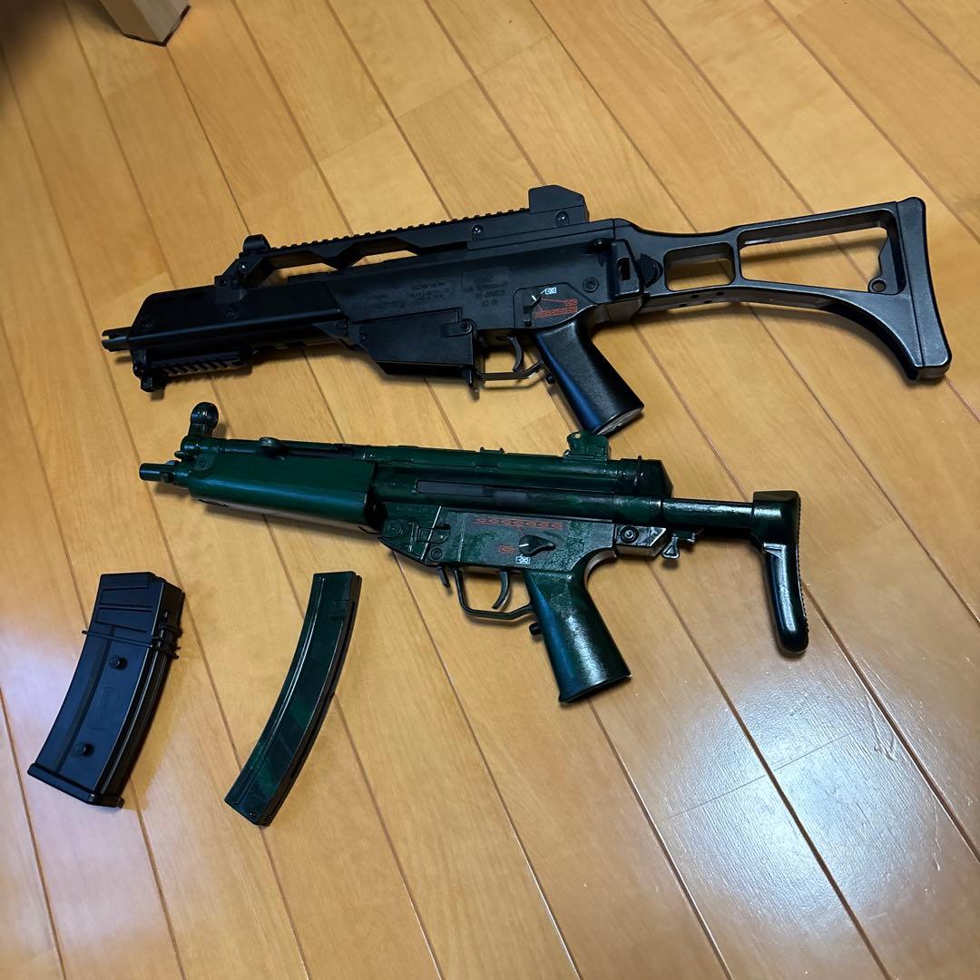 k*u様 東京マルイ　エアガン　電動　mp5 G36c セット