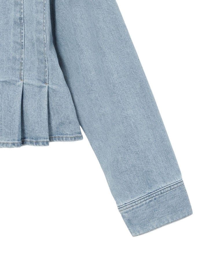 ANAYI ストレッチデニムノーカラー ジャケット サイズ38