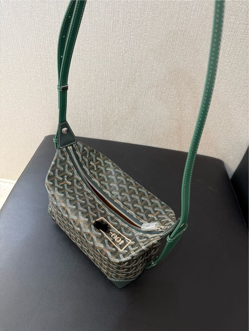【限定】Goyard ボウリング25トイレタリーバッグ ダークグリーン