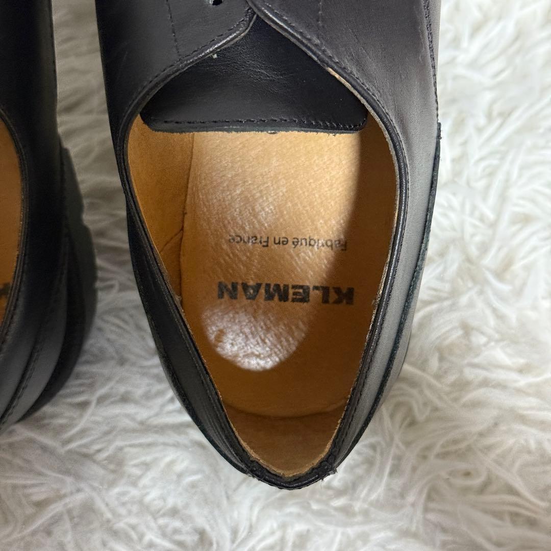 未使用級✨KLEMAN クレマン FRODAN ダービー　Uチップ　レザー 黒