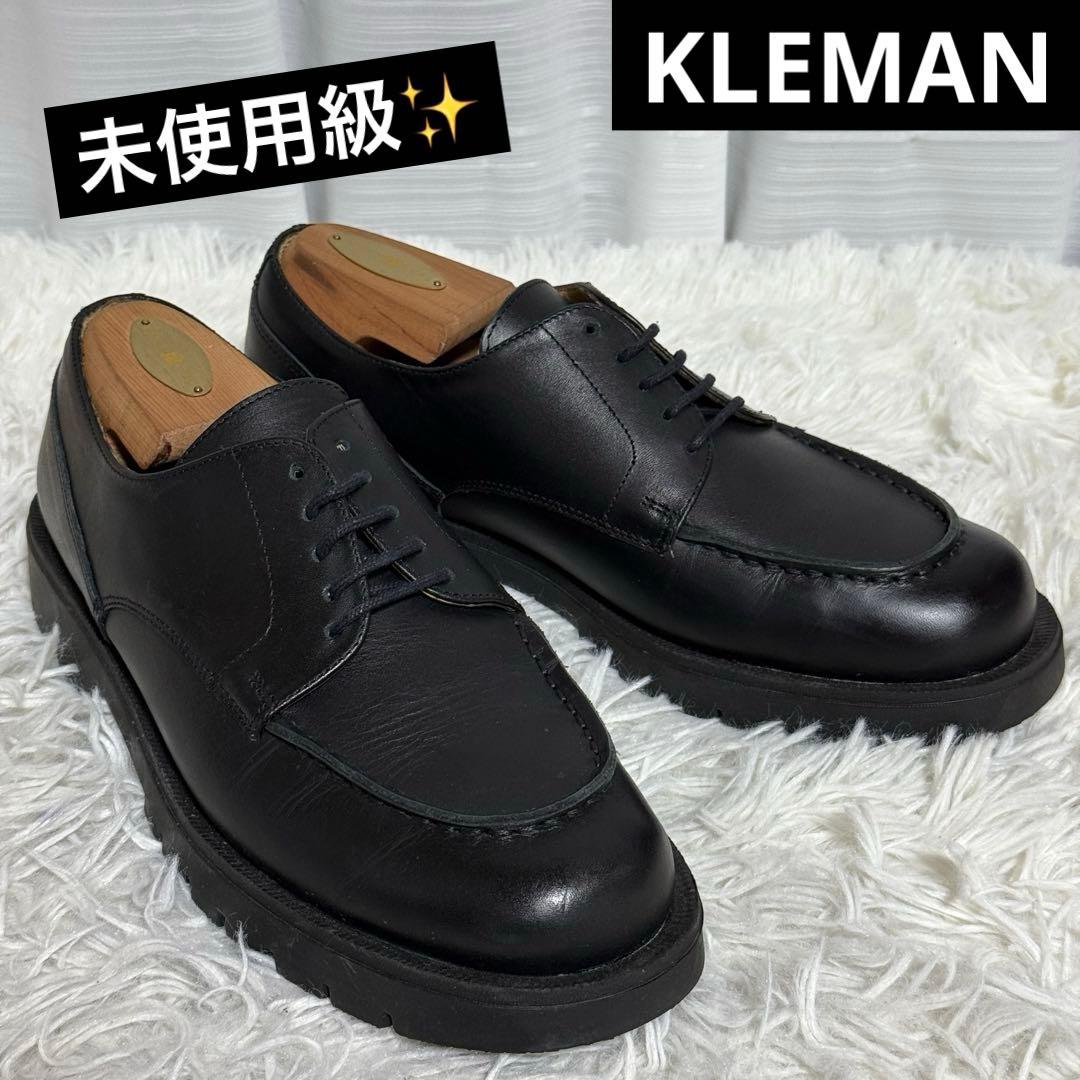 未使用級✨KLEMAN クレマン FRODAN ダービー　Uチップ　レザー 黒