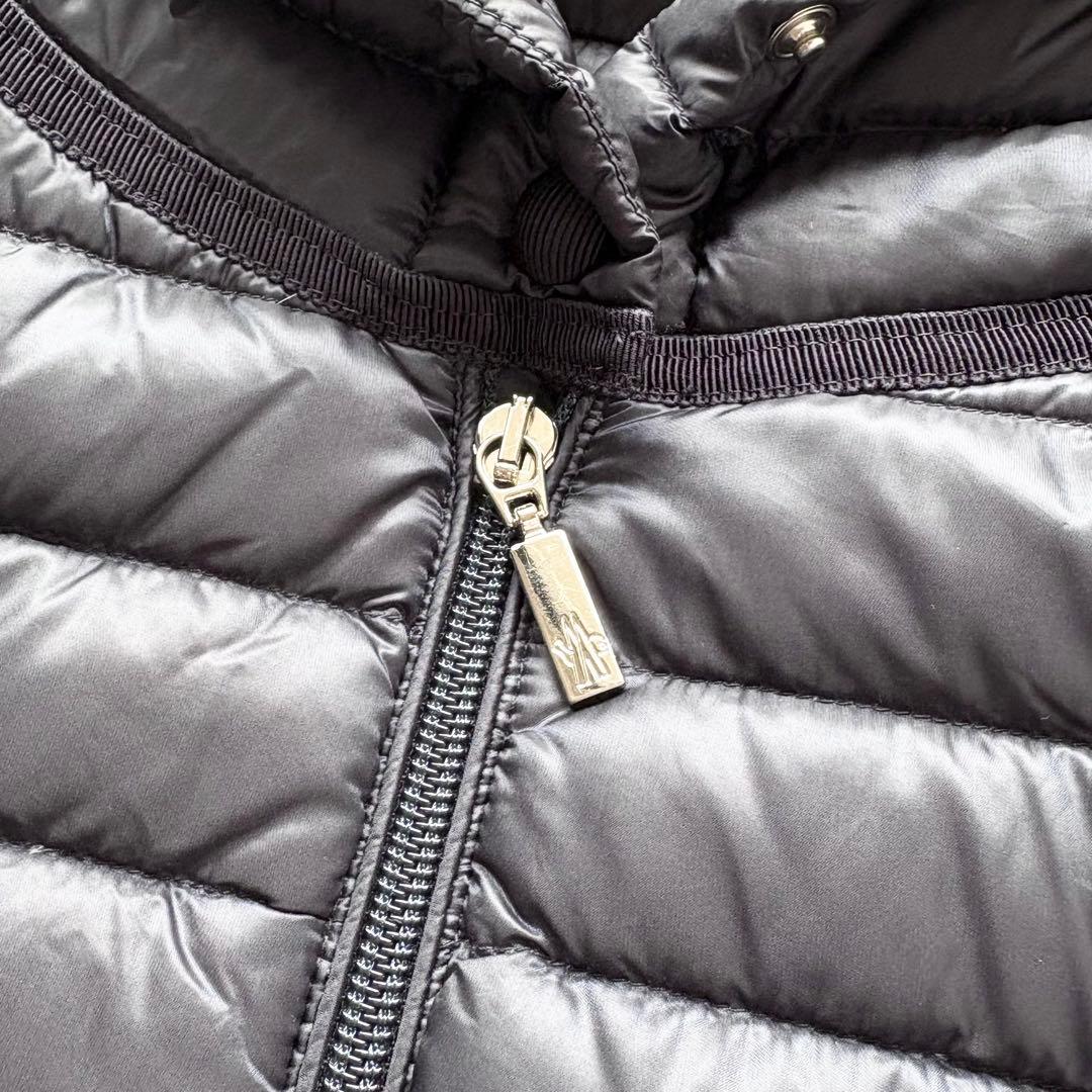 極美品*モンクレール ライトダウンジャケット ロング ジレ ベスト フード