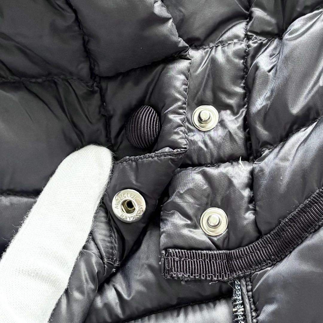 極美品*モンクレール ライトダウンジャケット ロング ジレ ベスト フード