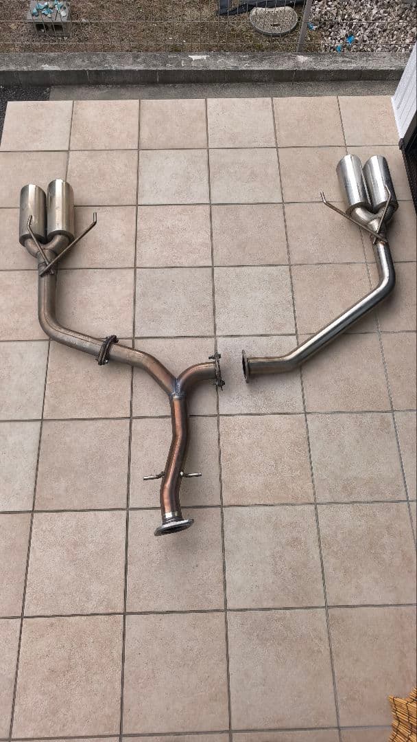 【BRASH】GRX130 マークX ストレート 4本出しマフラー